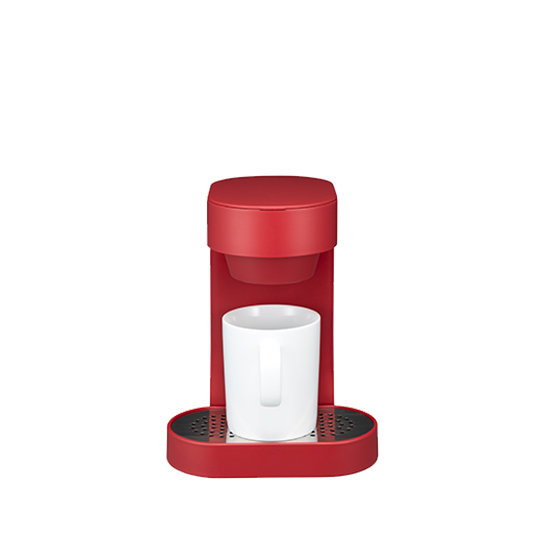 XKC-E120 紅色咖啡機 白色(送專用濾網+淨水過濾器)