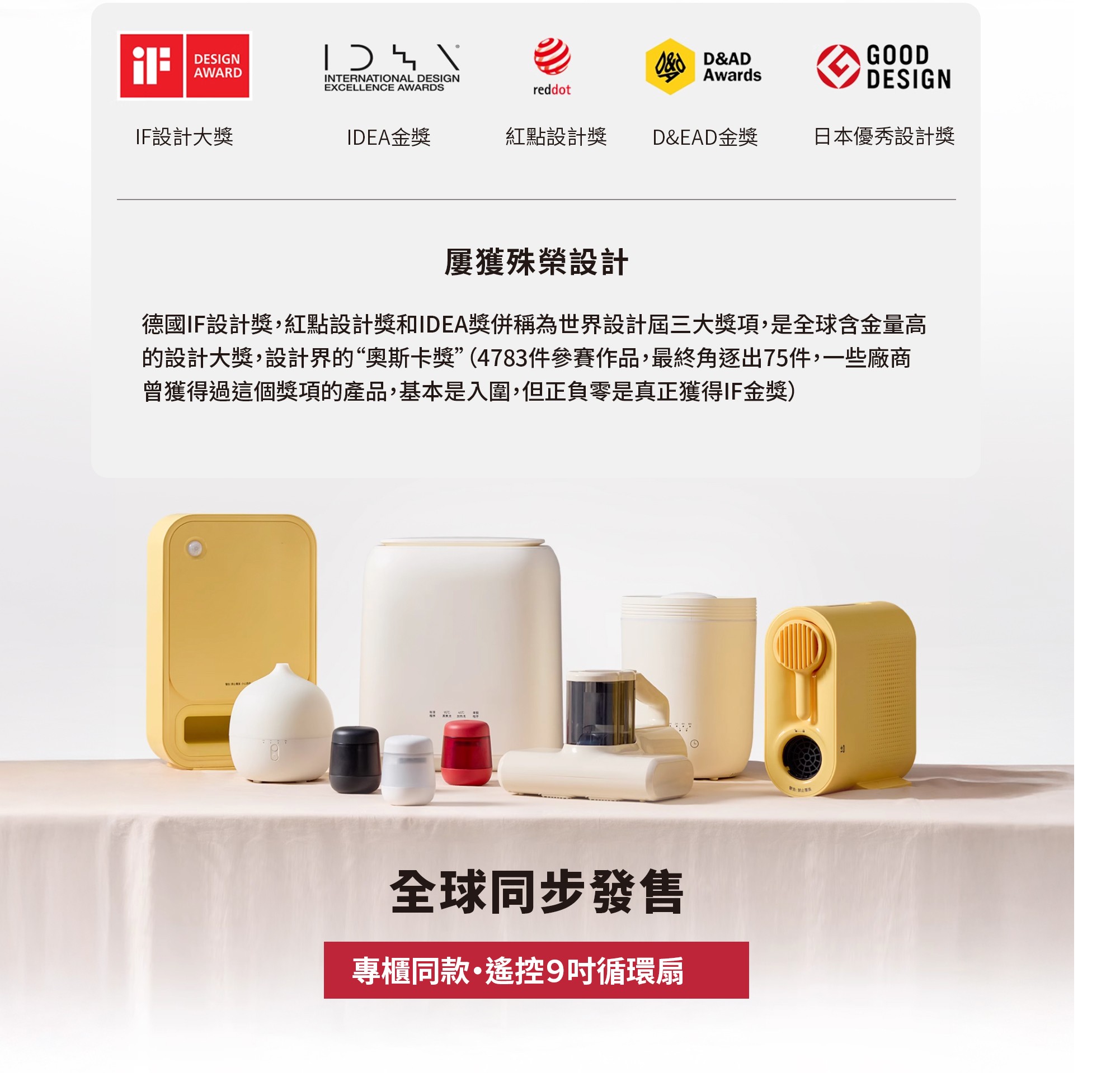 【A級福利品】CQS-K110 循環扇(白色)