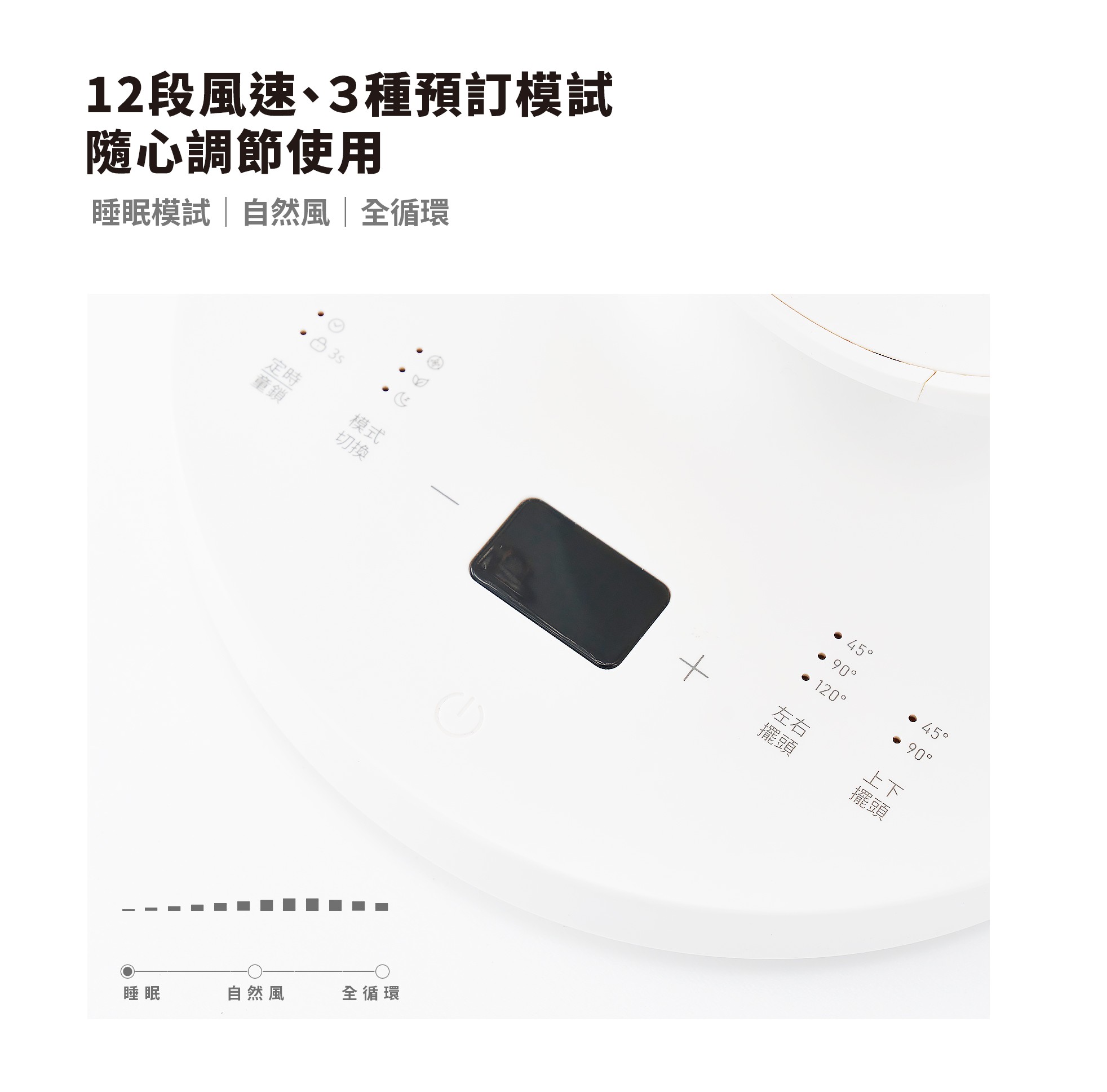 【A級福利品】CQS-K110 循環扇(白色)